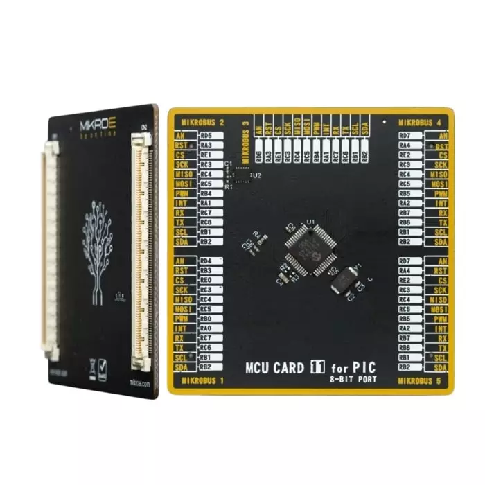 BRAND REX MCU CARD 11 For PIC PIC18F57K42 Microcontroller Development Board, MIKROE-4227