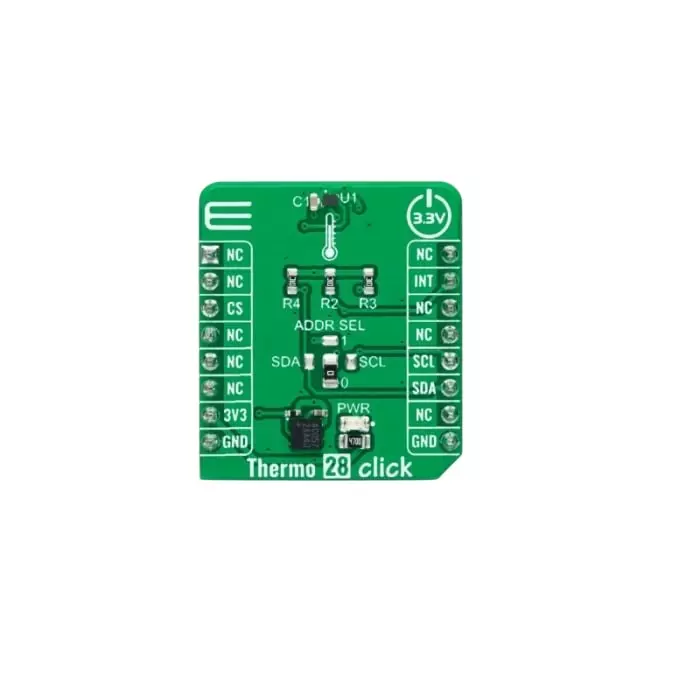 BRAND REX Thermo 28 Click Thermocouple Sensor Development Board for AS6221, MIKROE-5466