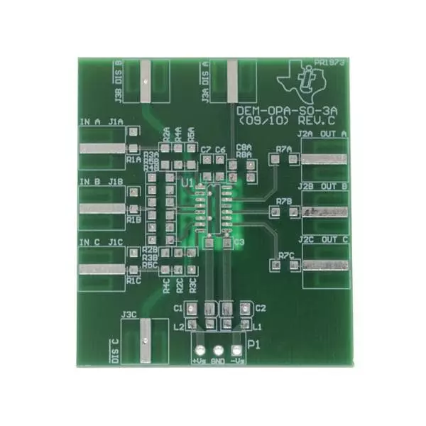 TEXAS INSTRUMENTS Demonstration Fixtures High Speed Amplifiers 15 V, DEM-OPA-SO-3A