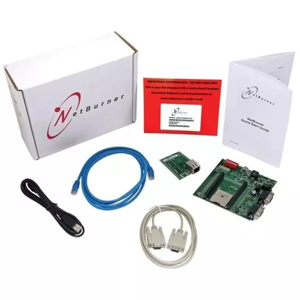 NetBurner Ethernet Modules Development Kit CAN, Ethernet, I2C, QSPI, UART, USART, USB Interface, NNDK-MODM7AE70LC-KIT