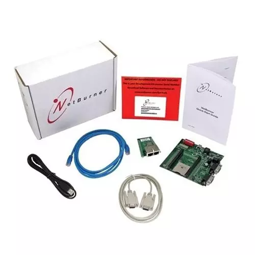NetBurner Ethernet Development Kit 3.3 V 1-Wire, CAN, GPIO, I2C, SPI, UART, NNDK-MOD54417LC-KIT
