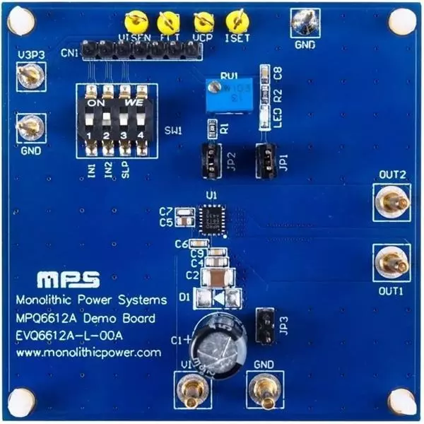 MPS Evaluation Board 4 to 40 V Input Voltage, EVQ6612A-L-00A