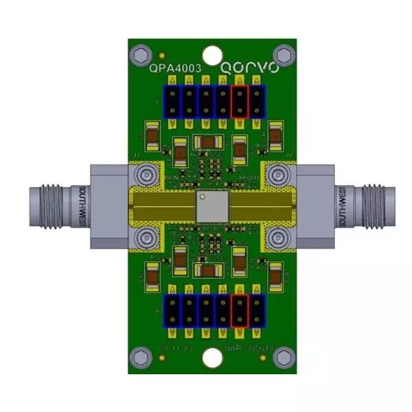 Qorvo RF Amplifier Evaluation Board 26.5 GHz to 29.5 GHz Frequency, QPA4003EVB01
