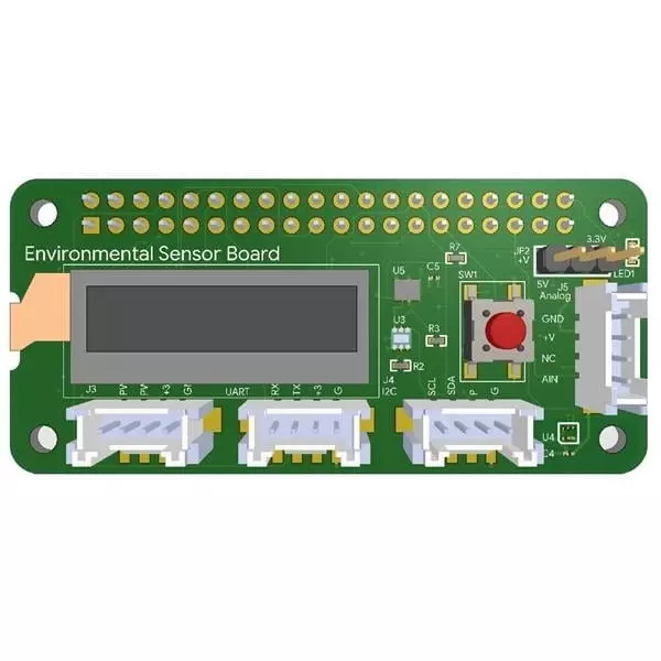CORAL Humidity, Light, Pressure, Temperature Sensor Add-On Board 3.3 V/5 V Operating Supply Voltage, G650-04023-01