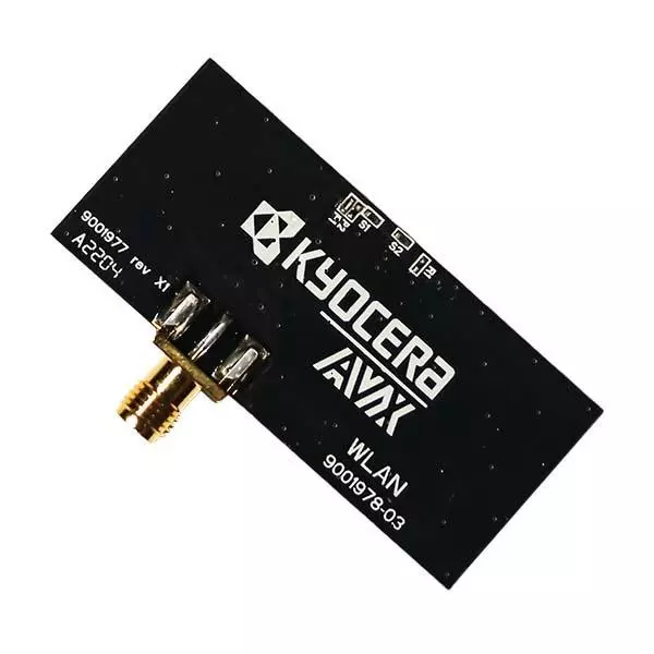 KYOCERA AVX Evaluation Board 2.4 GHz to 2.485 GHz, 5.15 GHz to 5.85 GHz Frequency, 9001978-03