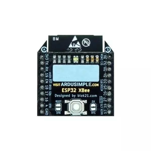 ArduSimple Add-On Board 3 to 3.6 V Operating Supply Voltage, AS-XBEE-WIFI-2.4-INT-04