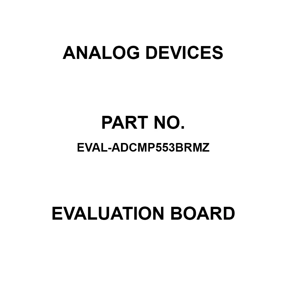 ANALOG DEVICES Comparator Evaluation Board 3.3 to 5 V Operating Supply Voltage, EVAL-ADCMP553BRMZ