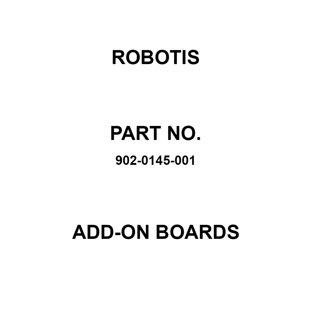 ROBOTIS Add-On Boards Power Supply 3.5 V to 24 V for Dynamixels, 902-0145-001