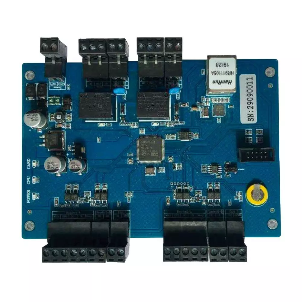 Timewatch Two Door Controller PCB TCP/IP Communication Interface and AC 220 V Input Voltage, TW-2DC