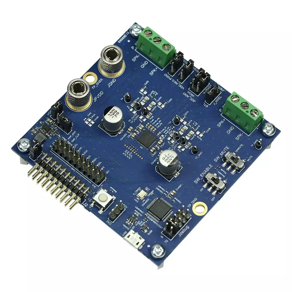 Infineon Evaluation Board for Class D Audio Power Amplifier, EVALAUDIOMA2304PNSTOBO1