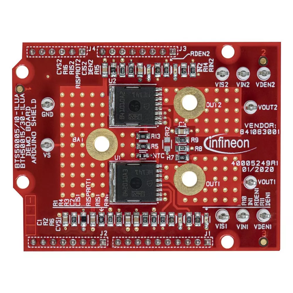 Infineon Evaluation Board for High Side Power Switch, BOARDBTH500151LUATOBO1