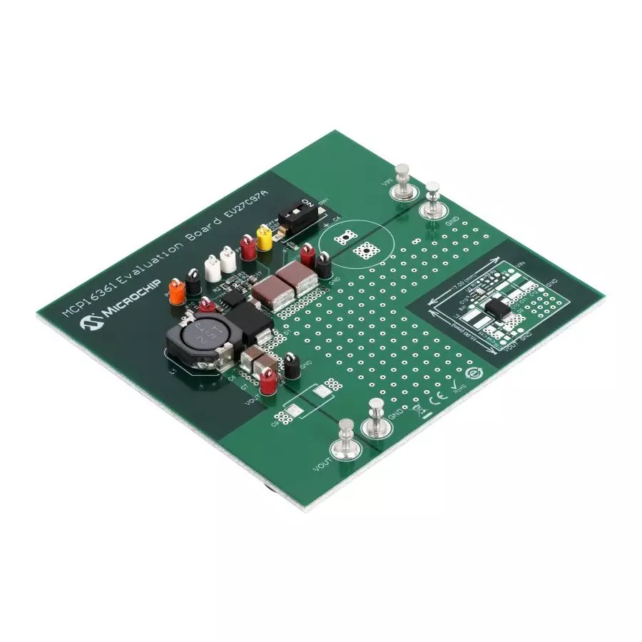 MICROCHIP Evaluation Board for Buck Converter, EV27C97A