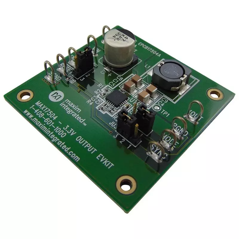ANALOG DEVICES Power Management Development Kits EVALUATION BOARD, SYNC BUCK CONVERTER, MAX17504EVKITA#