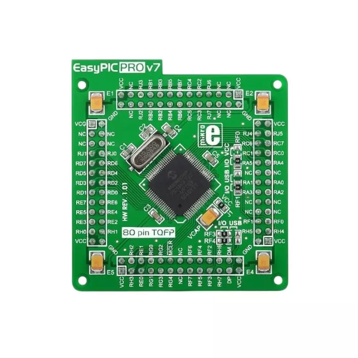 BRAND REX EasyPIC PRO v7 PIC18F8722 MCU Card NanoWatt MCU Card, MIKROE-998