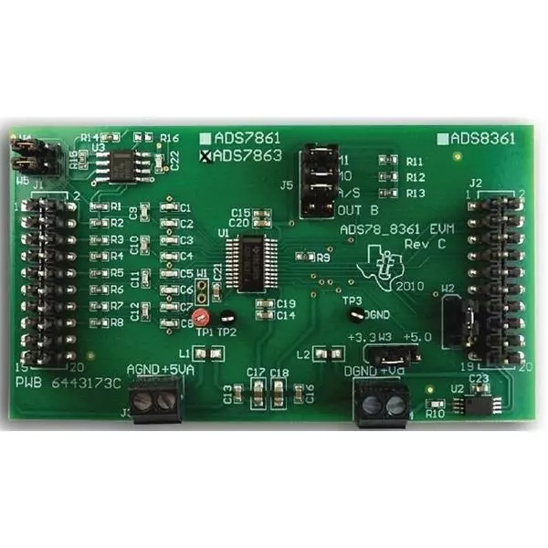 TEXAS INSTRUMENTS ADC Evaluation Board 2.7 to 3.6 V, ADS7863EVM