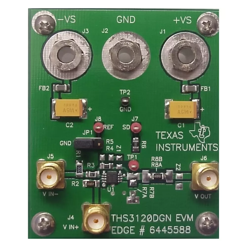 TEXAS INSTRUMENTS Evaluation Module High Speed Amplifiers 5 to 15 V, THS3120EVM