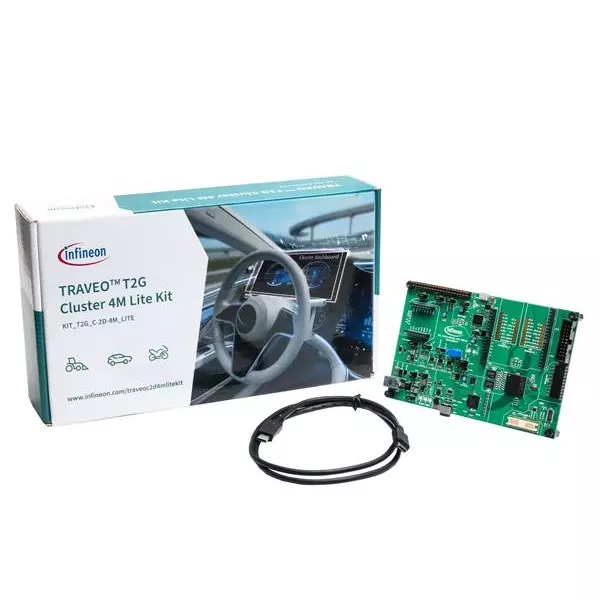 Infineon Evaluation Kit ARM Cortex M0+, ARM Cortex M7, KITT2GC-2D-4MLITE