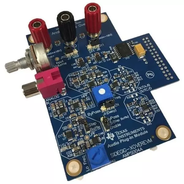 TEXAS INSTRUMENTS Audio Amplifier Evaluation Module 12 V, SIDEGIG-XOVEREVM