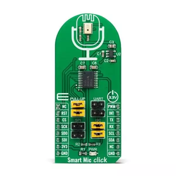 MIKROELEKTRONIKA Microphone Add-On Board 3.3 V, MIKROE-4158