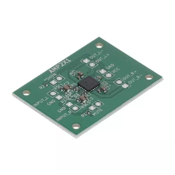 PUI AUDIO Audio Amplifier Development Board 4.5 to 5.5 V, AMP2X1