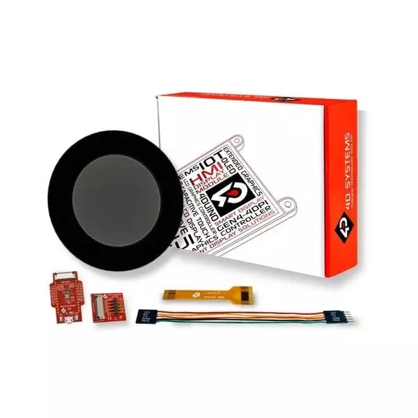 4D Systems Starter Kit 5 V, SK-pixxiLCD-13P2-CTP-CLB