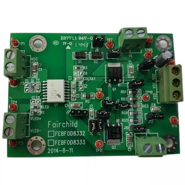 ONSEMI Gate Driver Evaluation Board, FEBFOD8333-GEVB
