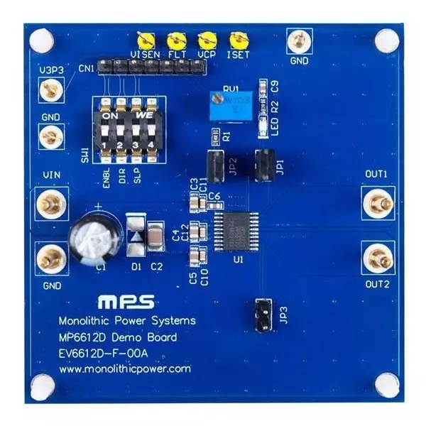 MPS Evaluation Board 4 to 40 V Input Voltage, EV6612D-F-00A
