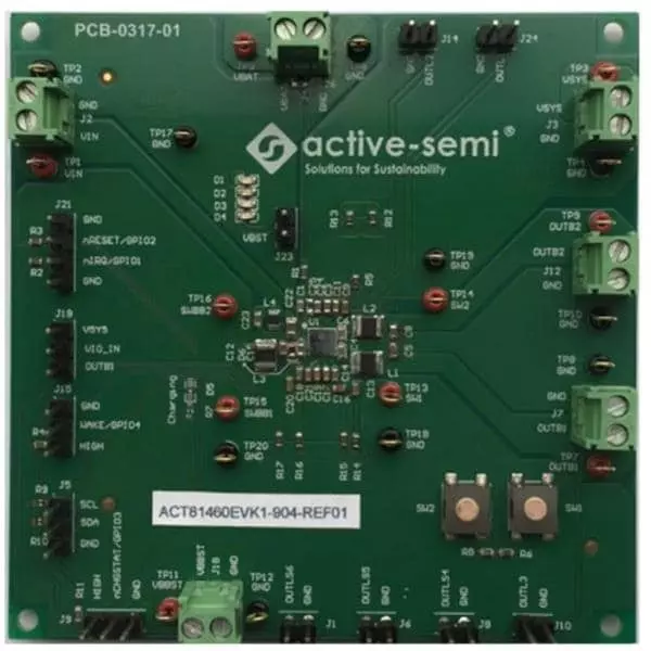 Qorvo Evaluation Kit 5 V Input Voltage, ACT81460EVK1-101