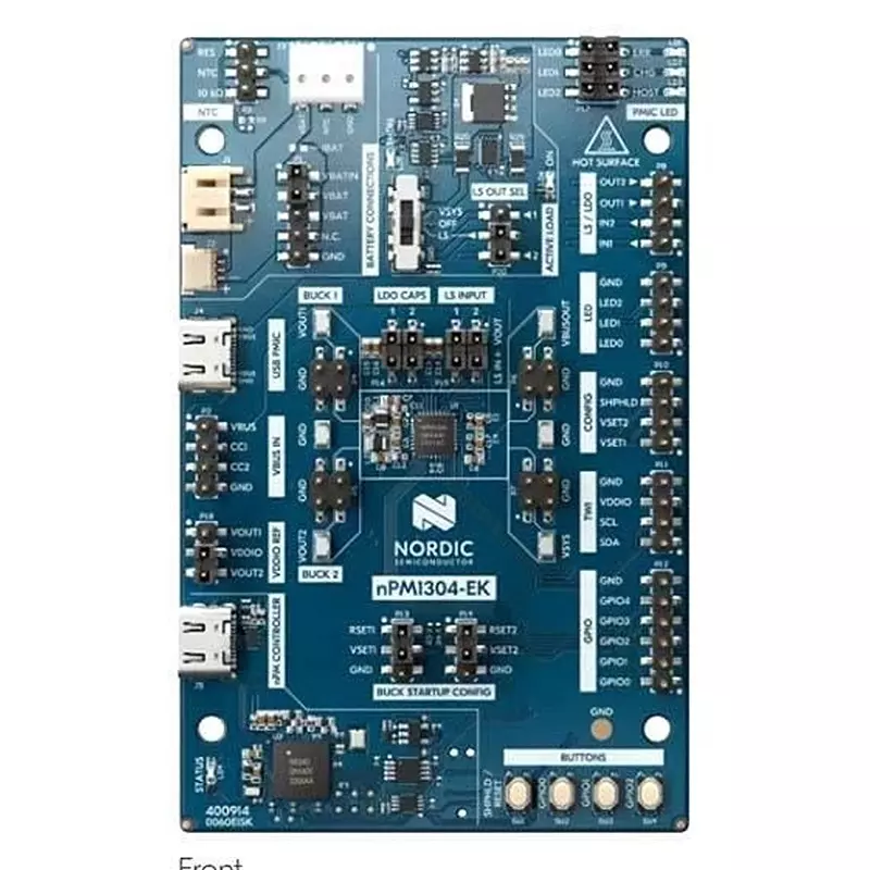 NORDIC SEMICONDUCTOR Evaluation Kit 4 to 5.5 V Input Voltage, NPM1304-EK