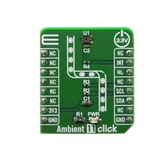 MIKROELEKTRONIKA Optical Sensor Add-On Board 3.3 V Operating Supply Voltage, MIKROE-3990