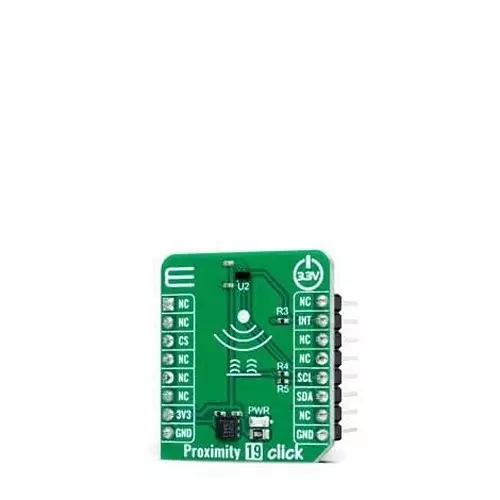 MIKROELEKTRONIKA Proximity Sensor Add-On Board 3.3 V Operating Supply Voltage, MIKROE-6062