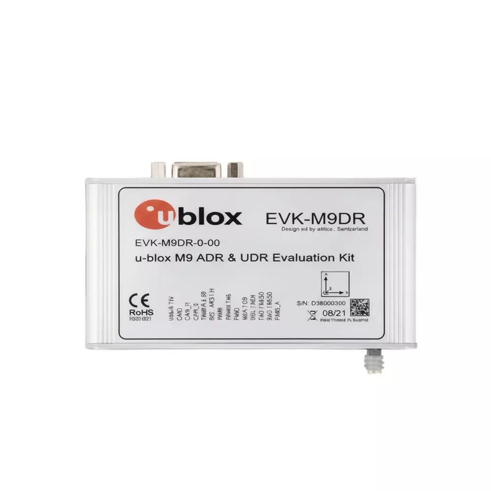 u-blox Evaluation Kit for Evaluation Of UBX-M9340-KB, UBX-M9140-KA-DR, NEO-M9L, NEO-M9V, EVK-M9DR-0