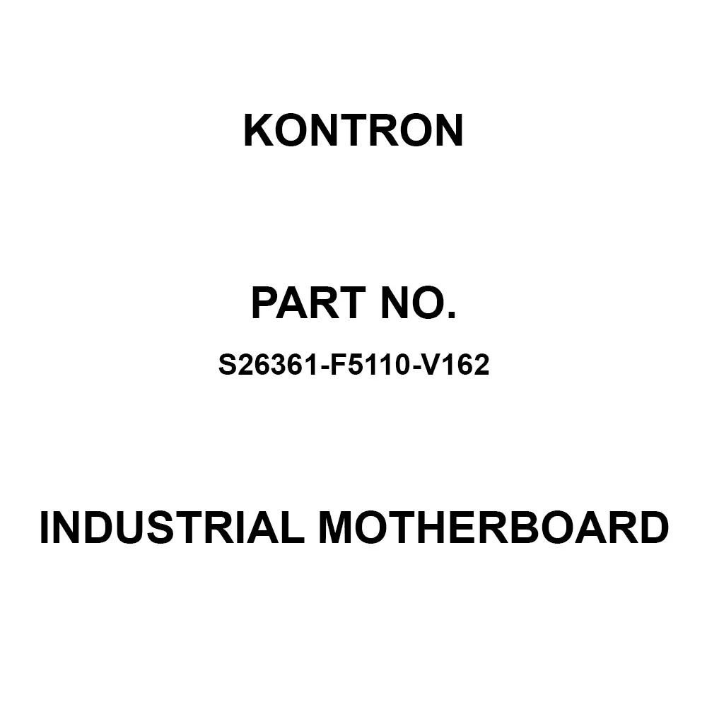 Kontron Industrial Motherboard +10°C to +50°C, S26361-F5110-V162