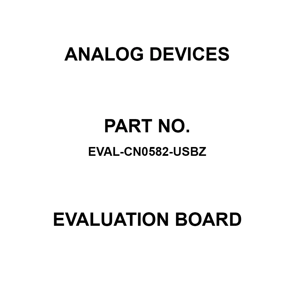 ANALOG DEVICES Vibration Sensor Evaluation Board for Evaluation OfCN0582, EVAL-CN0582-USBZ
