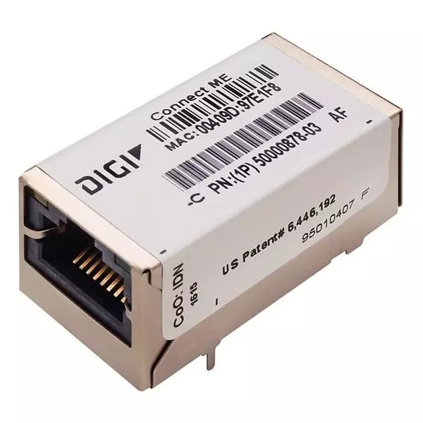 DIGI INTERNATIONAL Serial Device Server Ethernet, GPIO, I2C, JTAG, SPI, UART Interface, DC-ME-Y402-S-UPW