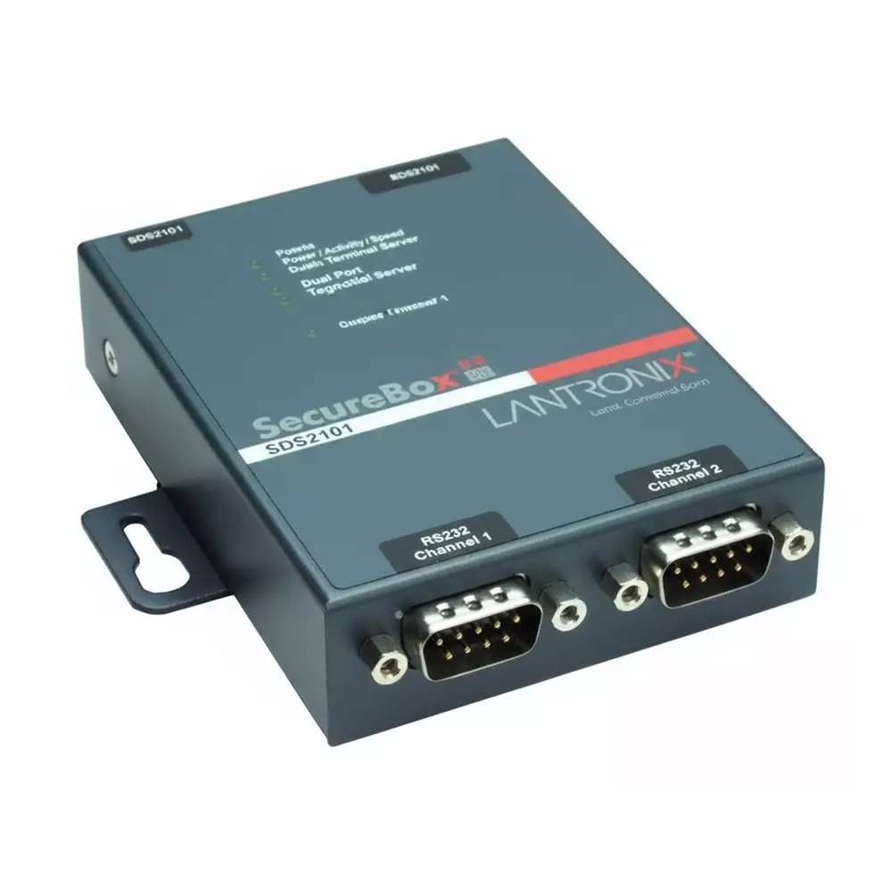 LANTRONIX Serial Device Server Ethernet, RS-232/422/485 Interface, SD2101002-11