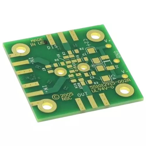 TEXAS INSTRUMENTS Evaluation Board for Single Op Amp 5-6-Pin SC-70 Package, LMH730165/NOPB