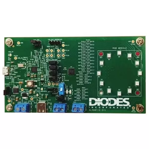 DIODES INC Evaluation Board 2.7 V to 5.5 V Operating Supply Voltage, AL5887EV1