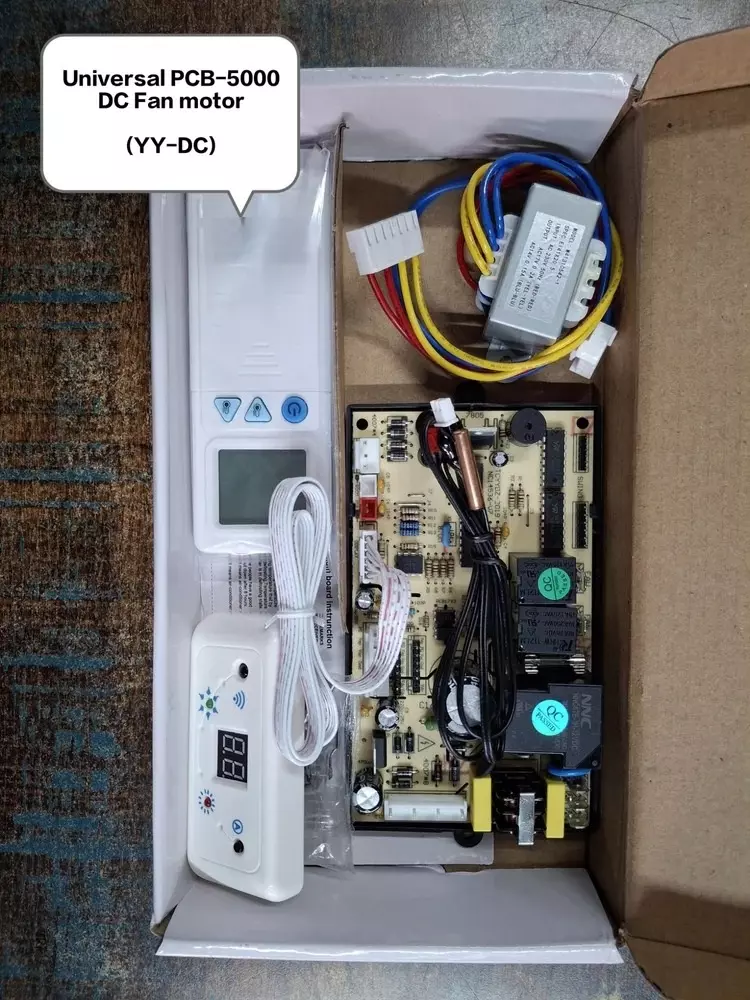 GENERIC PCB Control Board 2 Electromagnetic Relay LCD Display for Industrial Use, DC 5000 (YY-DC)