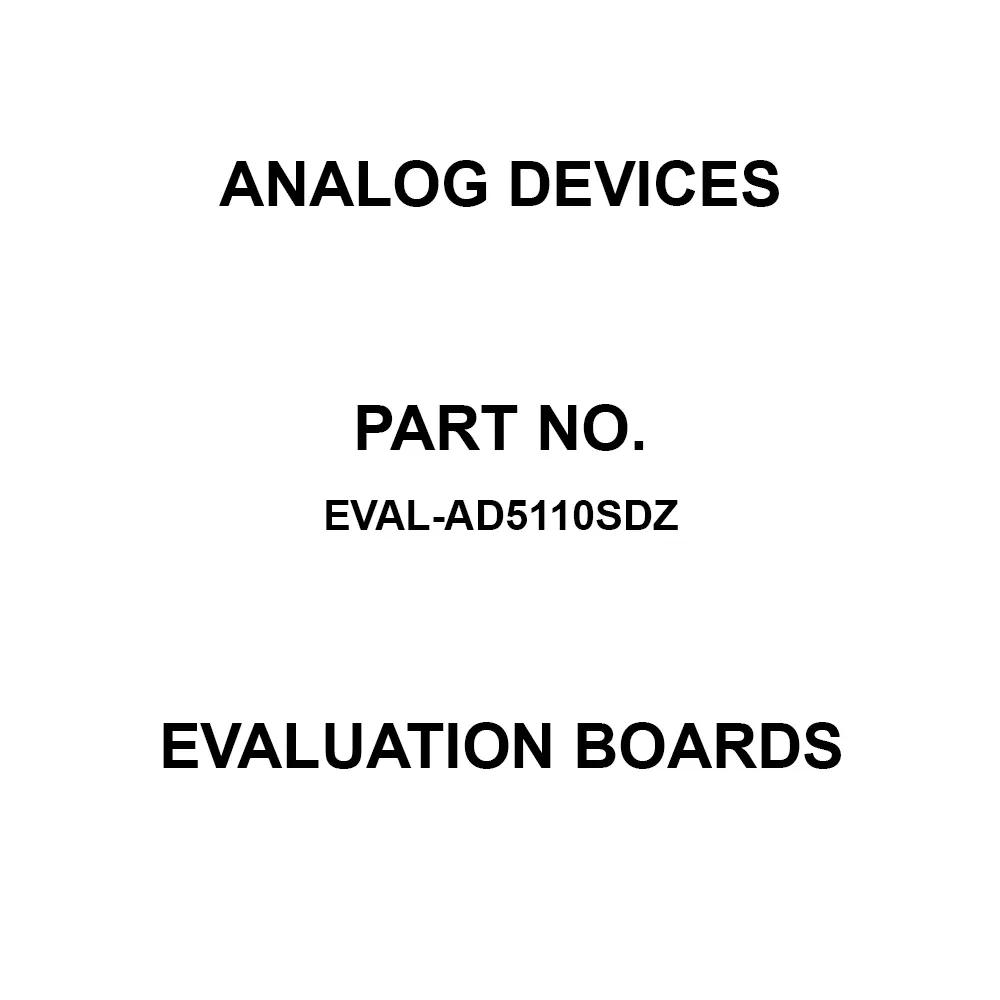 Analog Devices Evaluation Boards 5.5 V Operating Supply Voltage, EVAL-AD5110SDZ