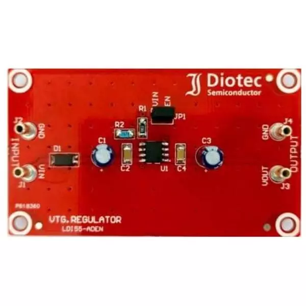 Diotec Semiconductor Demonstration Boards Linear Voltage Regulator 50 V Input Voltage, 3991.31.1