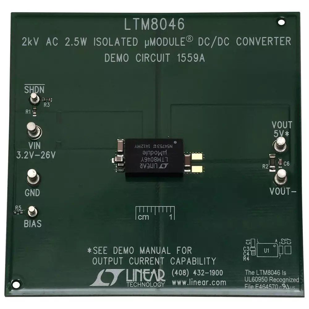 ANALOG DEVICES Demonstration Board for Power Management, DC1559A