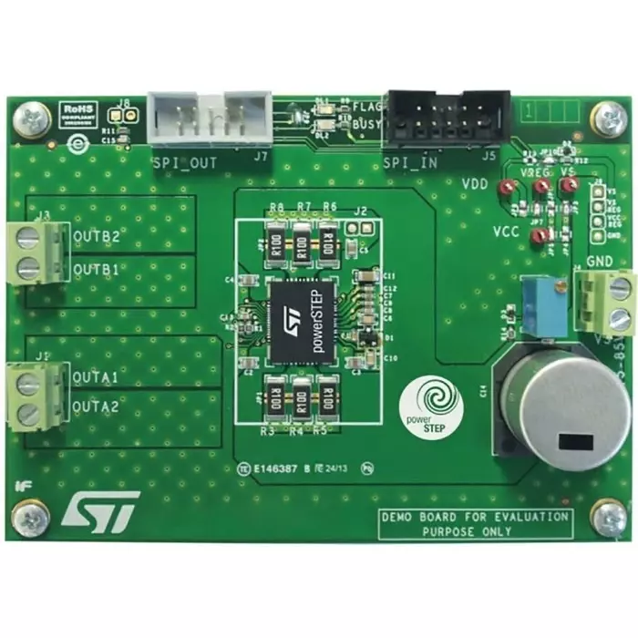 STMicroelectronics Demonstration Board for Microstepping Motor Driver, EVLPOWERSTEP01