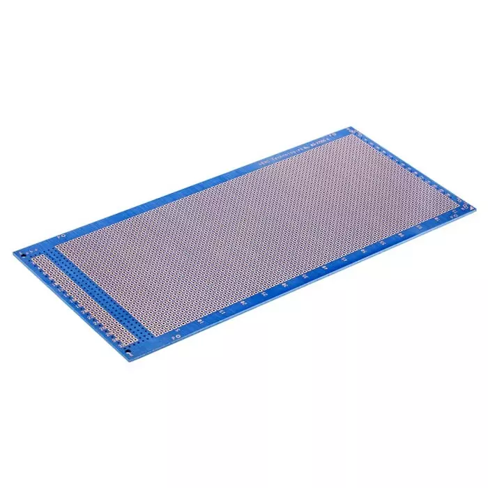 Vero Technologies Single Sided Matrix Board FR4 With 77x34 1.02 mm Holes 2.54x2.54 mm Pitch 220x100x1.6 mm, 03-27555