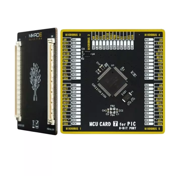 BRAND REX MCU CARD 7 For PIC PIC18F87J50 Microcontroller Development Board, MIKROE-4009