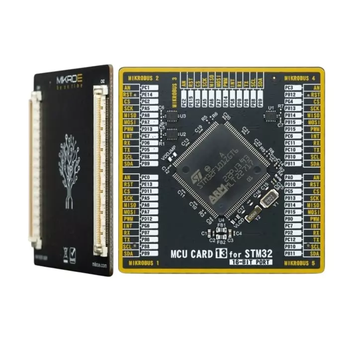 BRAND REX MCU CARD 13 For STM32 STM32F101ZG Microcontroller Development Board, MIKROE-4657