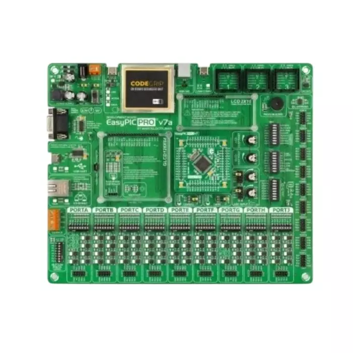 BRAND REX EasyPIC PRO v7a Microcontroller Development Board, MIKROE-4820