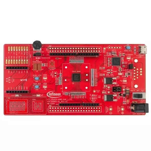 Infineon Evaluation Kit Arm Cortex-M0+, KITPSOC4-HVMS-64KLITE