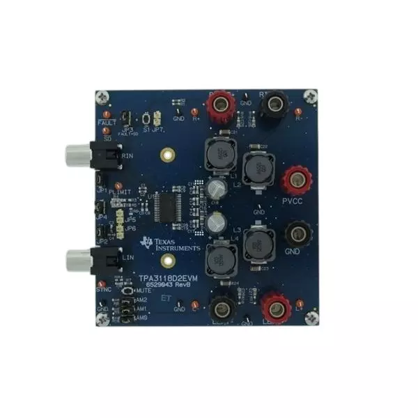 TEXAS INSTRUMENTS Audio Amplifier Evaluation Module 4.5 to 26 V, TPA3118D2EVM