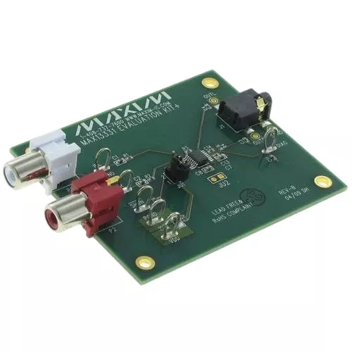 ANALOG DEVICES Audio Amplifier Evaluation Kit 4 to 5.5 V, MAX13331EVKIT+